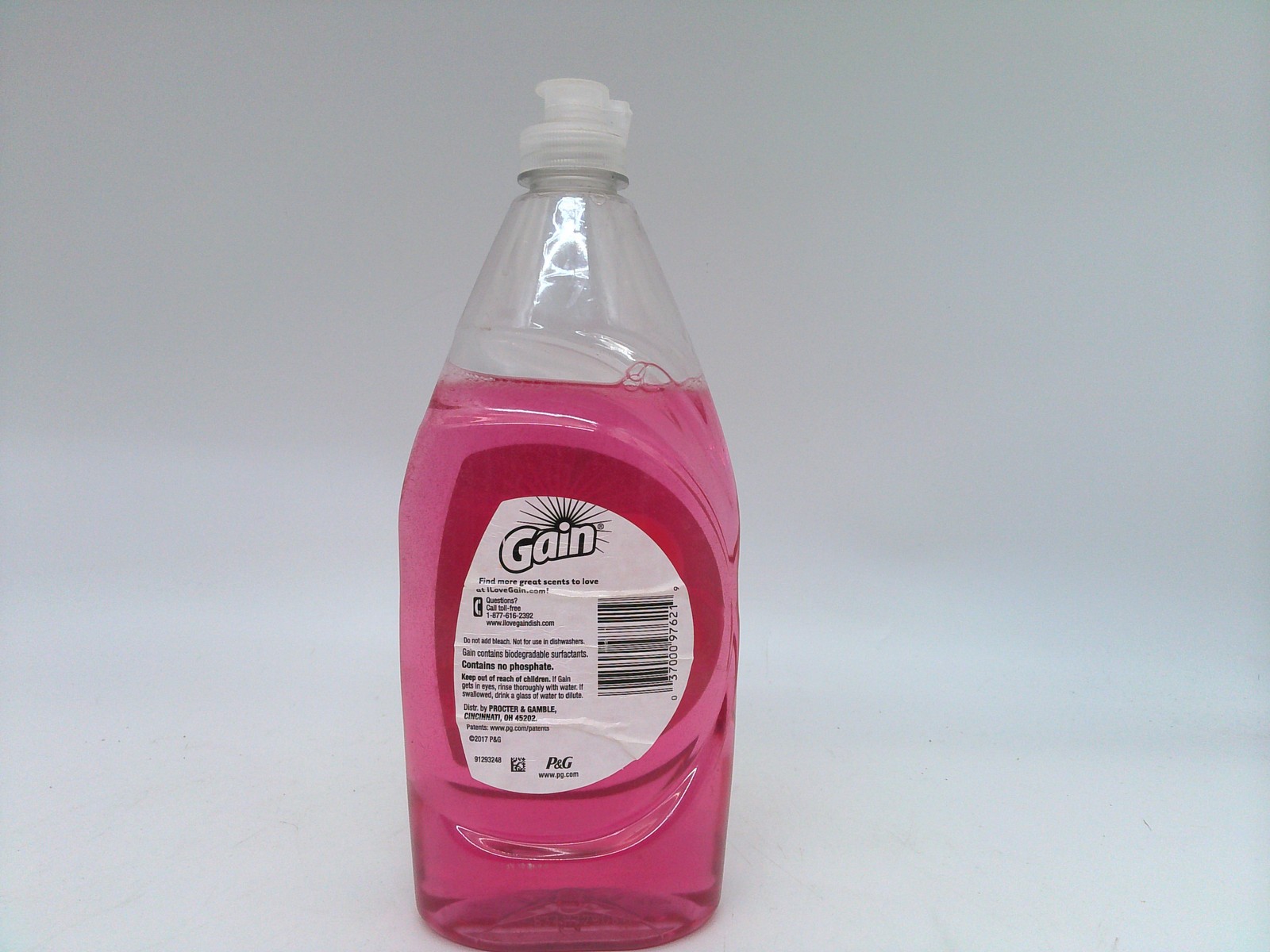 Gain Ultra Dishwashing Liquid Soap, Hawaiian Aloha Scent, 21.6 fl oz Bottle READ