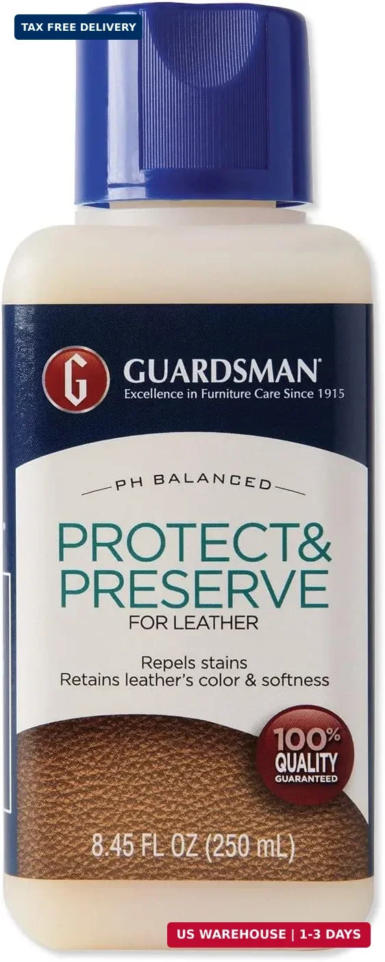 Guardsman Protect & Preserve Leather Protector for Leather Furniture & Car Inter