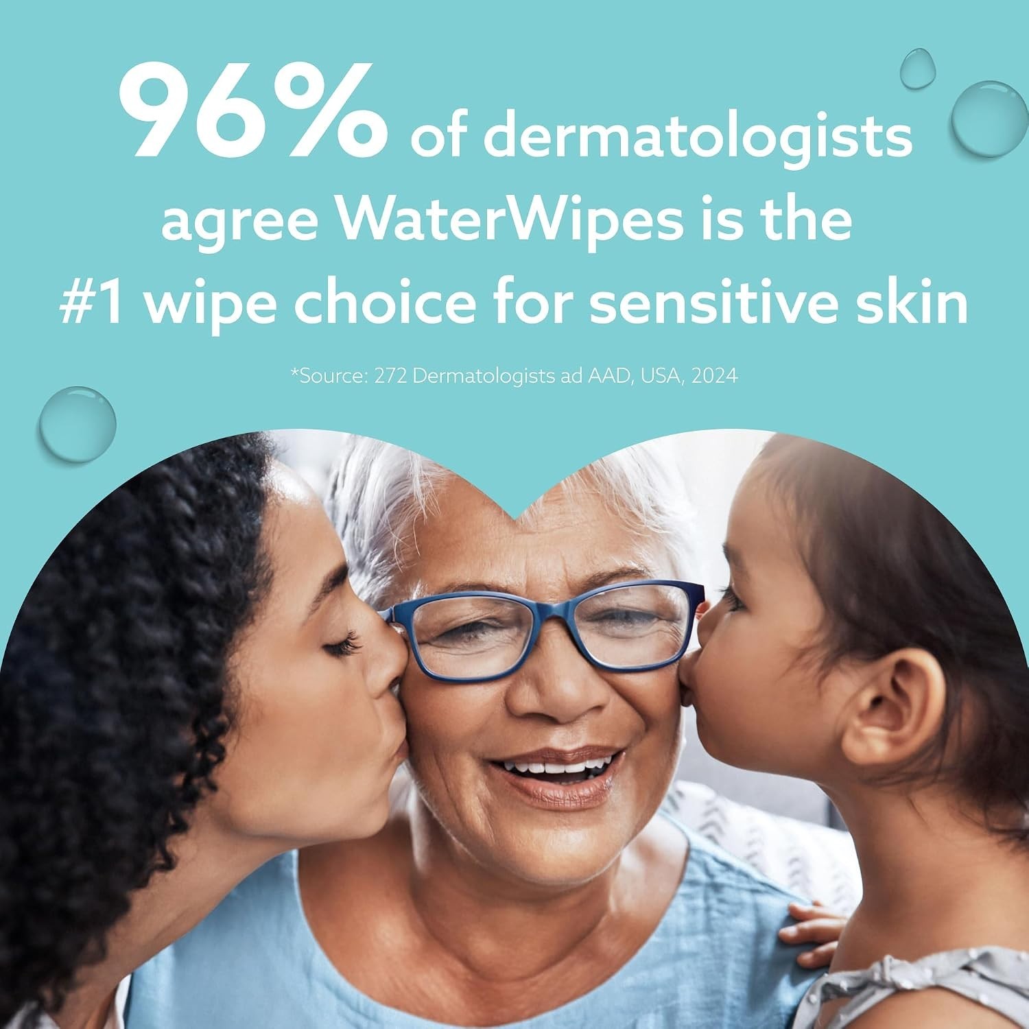 Sensitive+ Travel Size Unscented Wipes – 3-in-1 Solution for Sensitive Skin