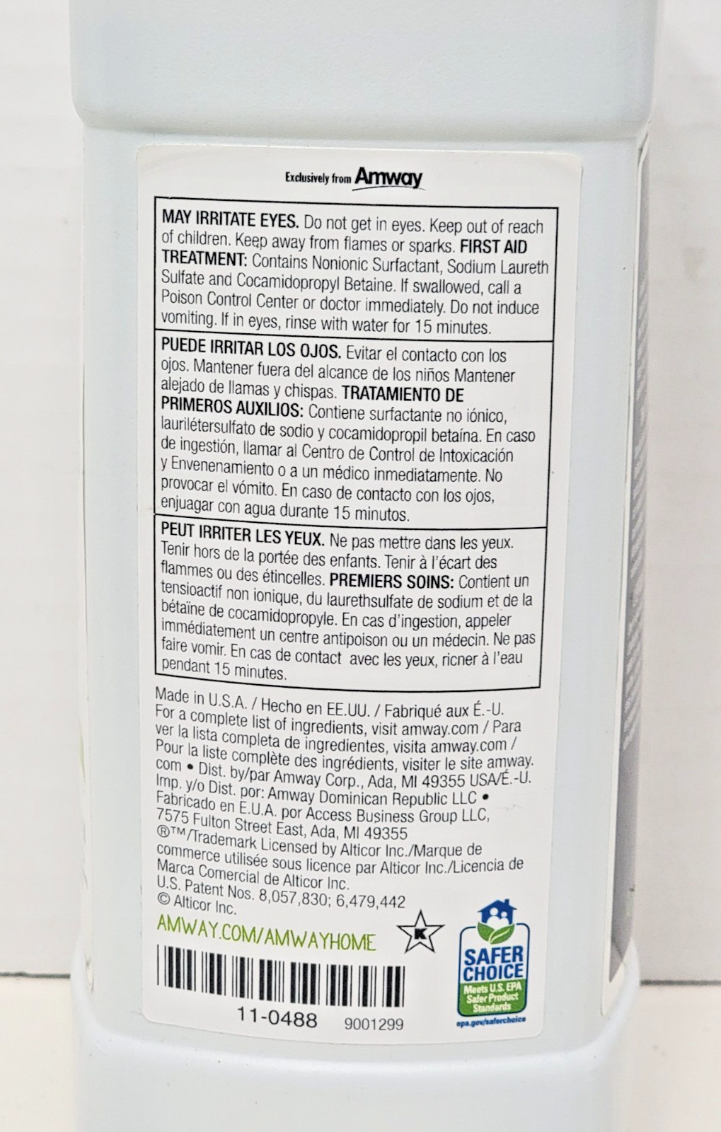 Amway Home Dish Drops 1 Litre Concentrated Biodegradable Dishwashing Liquid