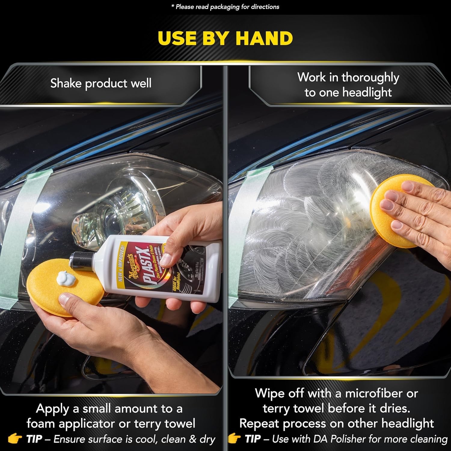 PlastX 10oz Plastic Cleaner & Polish for Headlights & Windows