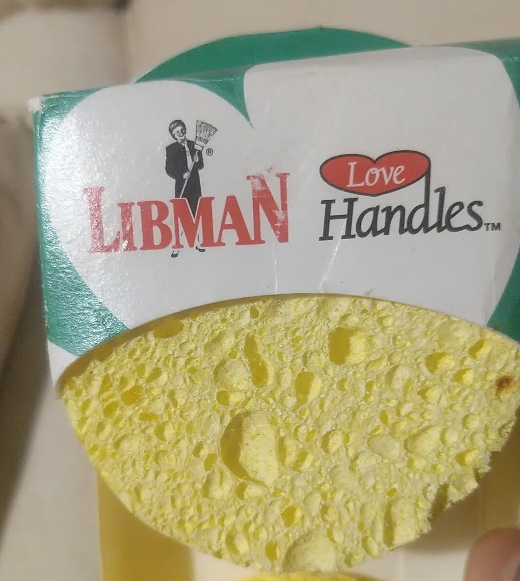Libman Love Handles vtg cellulose Soap Dispenser refill 2003