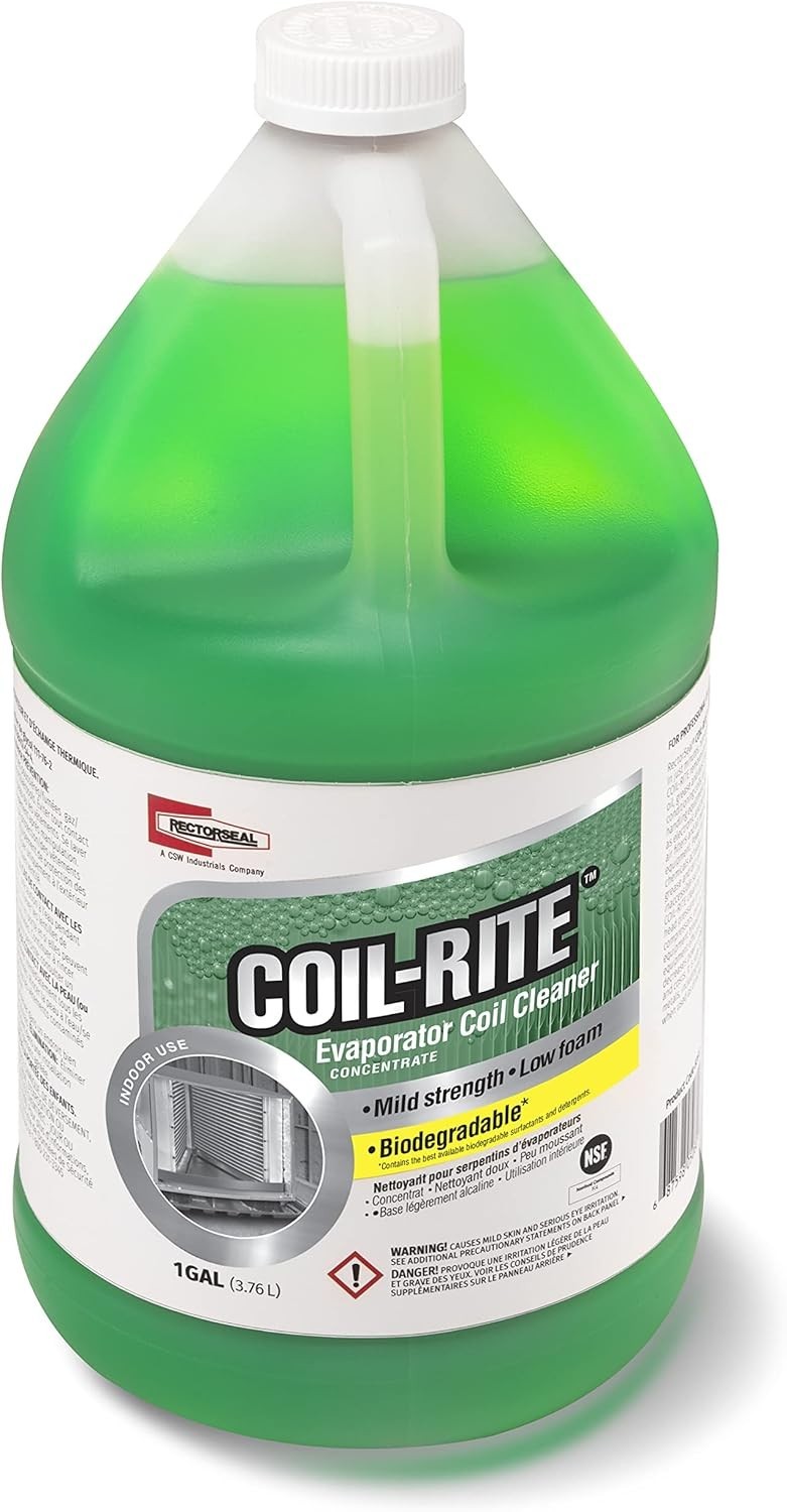 Coil-Rite 82612 Coil Cleaner, Easy Application, HVAC, 1 Gallon