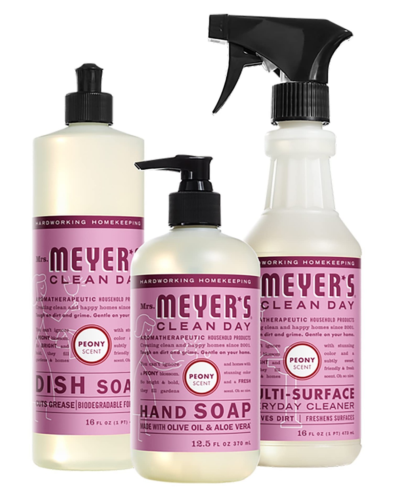 Mrs. MEYER’S Kitchen Set, Dish Soap, Hand and 44.5 Fl Oz (Pack of 1)