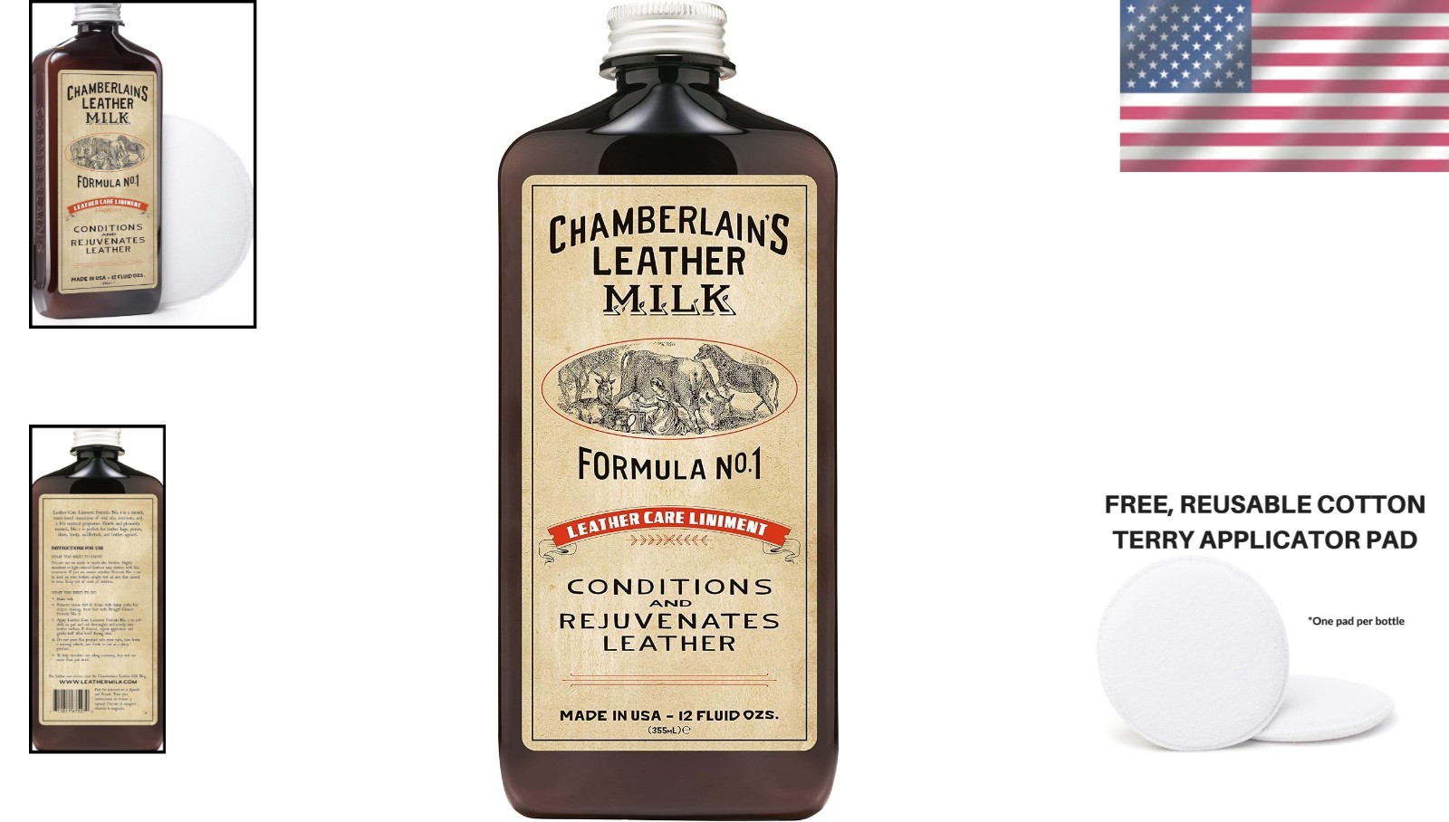 Leather Cleaner & Conditioner – Includes Applicator