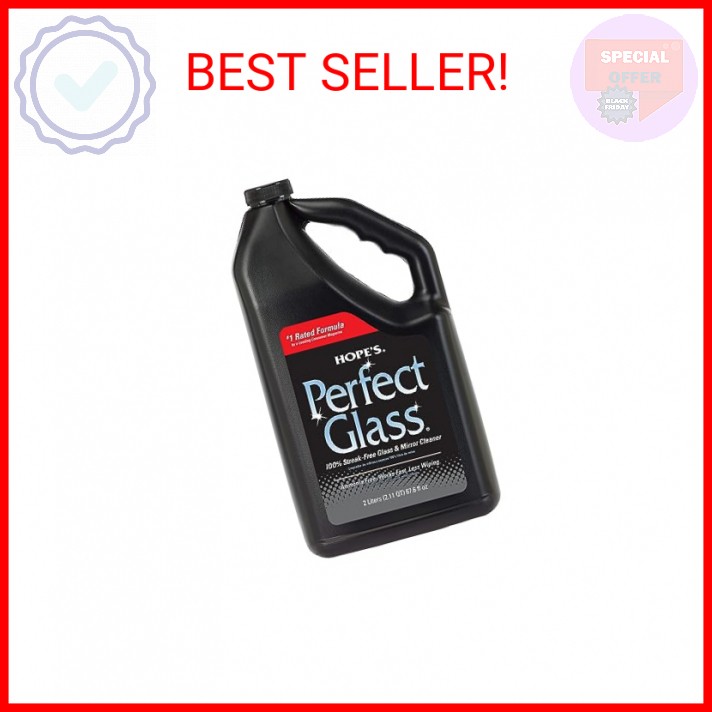 HOPE’S Perfect Glass Cleaner Spray Refill, Streak-Free, Ammonia-Free Window, Mir