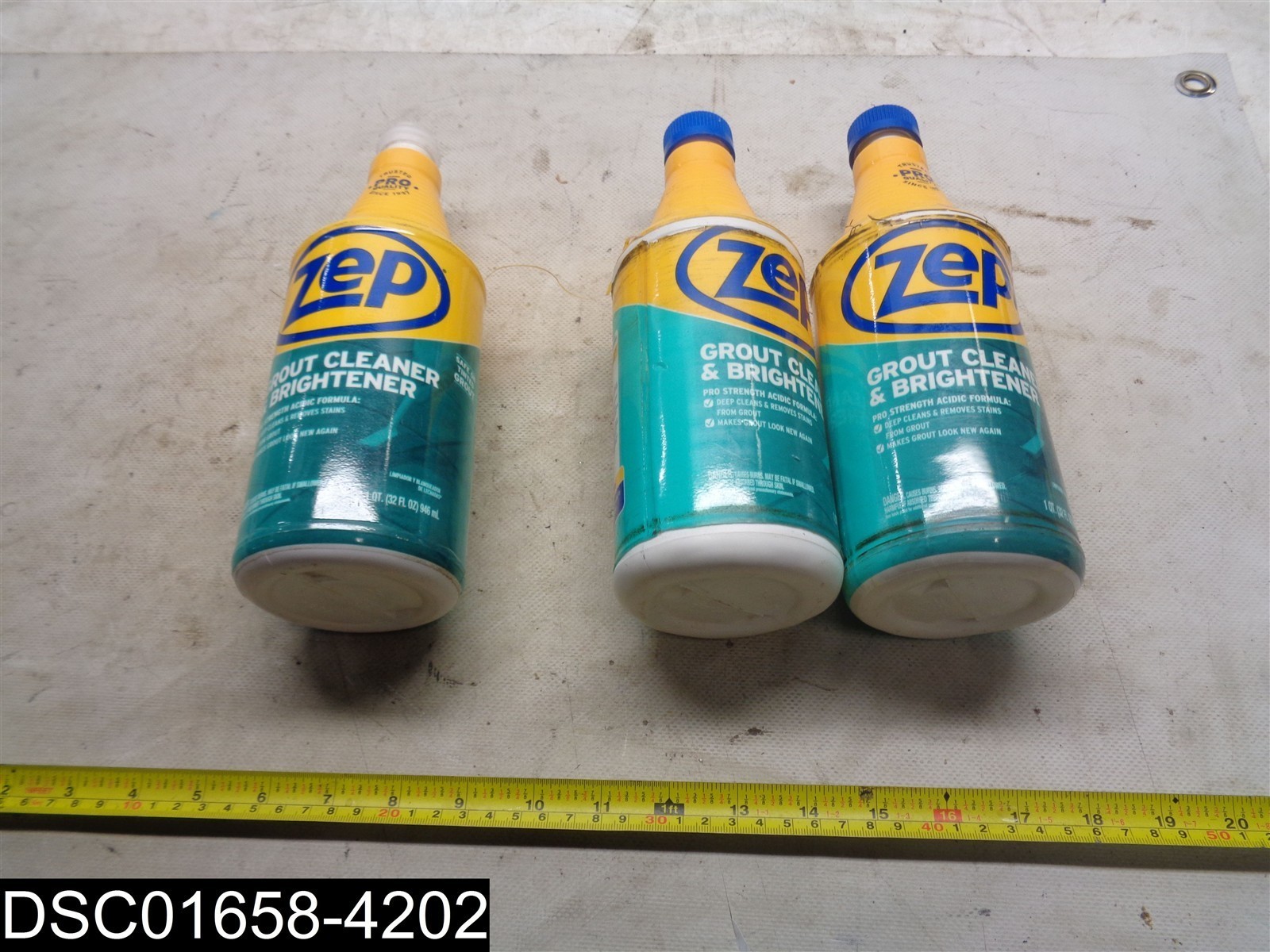 QTY=3 QT(3 X 1QT) ZU104632 Zep Grout Cleaner & Brightener 021709009897