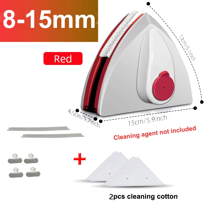 Double Sided Magnetic Glass Window Cleaner Tool Automatic Drainage Wiper New US