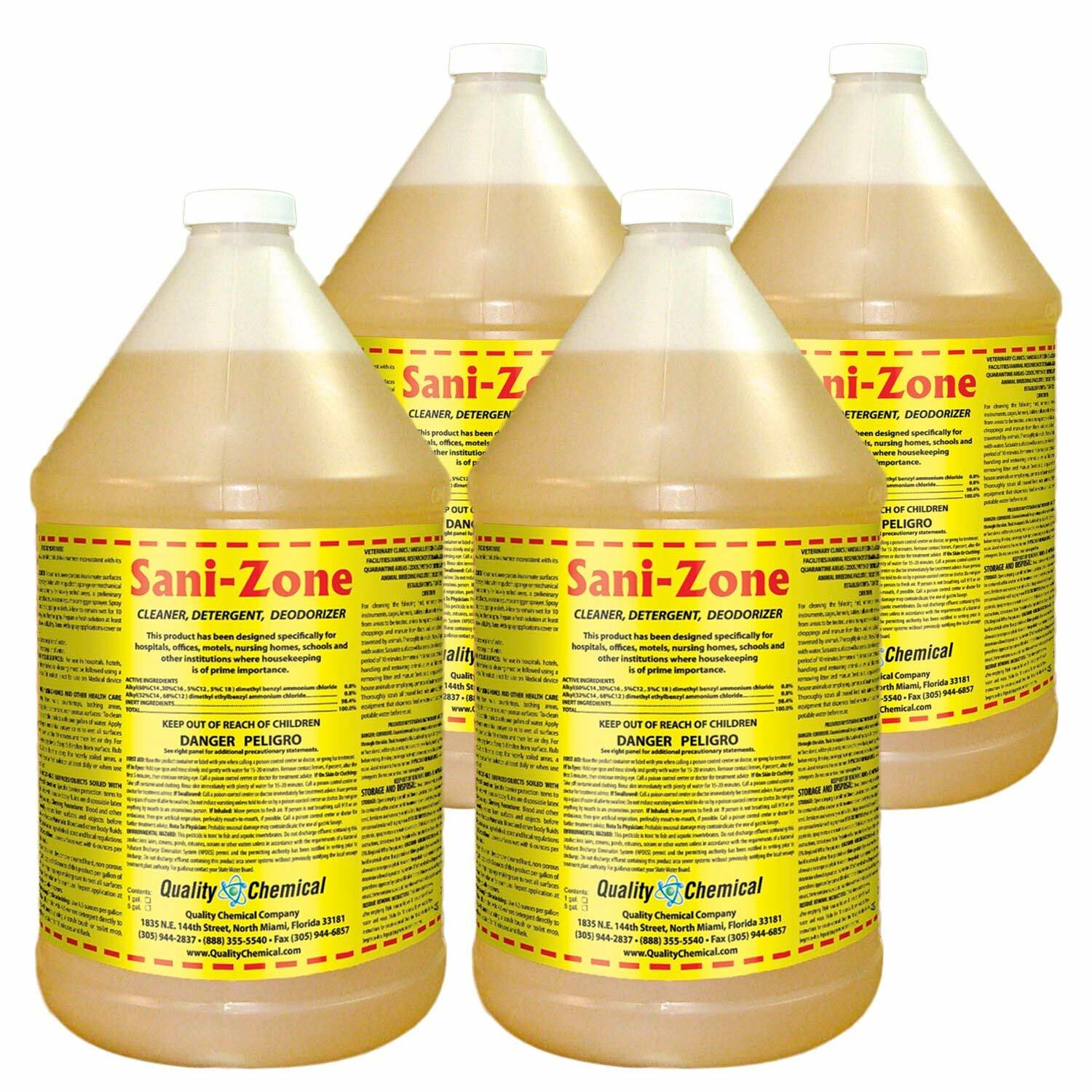 Sani-Zone Detergent / 4 Gallon Case