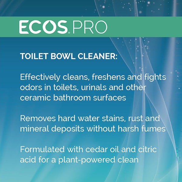 Ecos Pro Pl9703/6 Toilet Bowl Cleaner, Off-White, 24 Oz