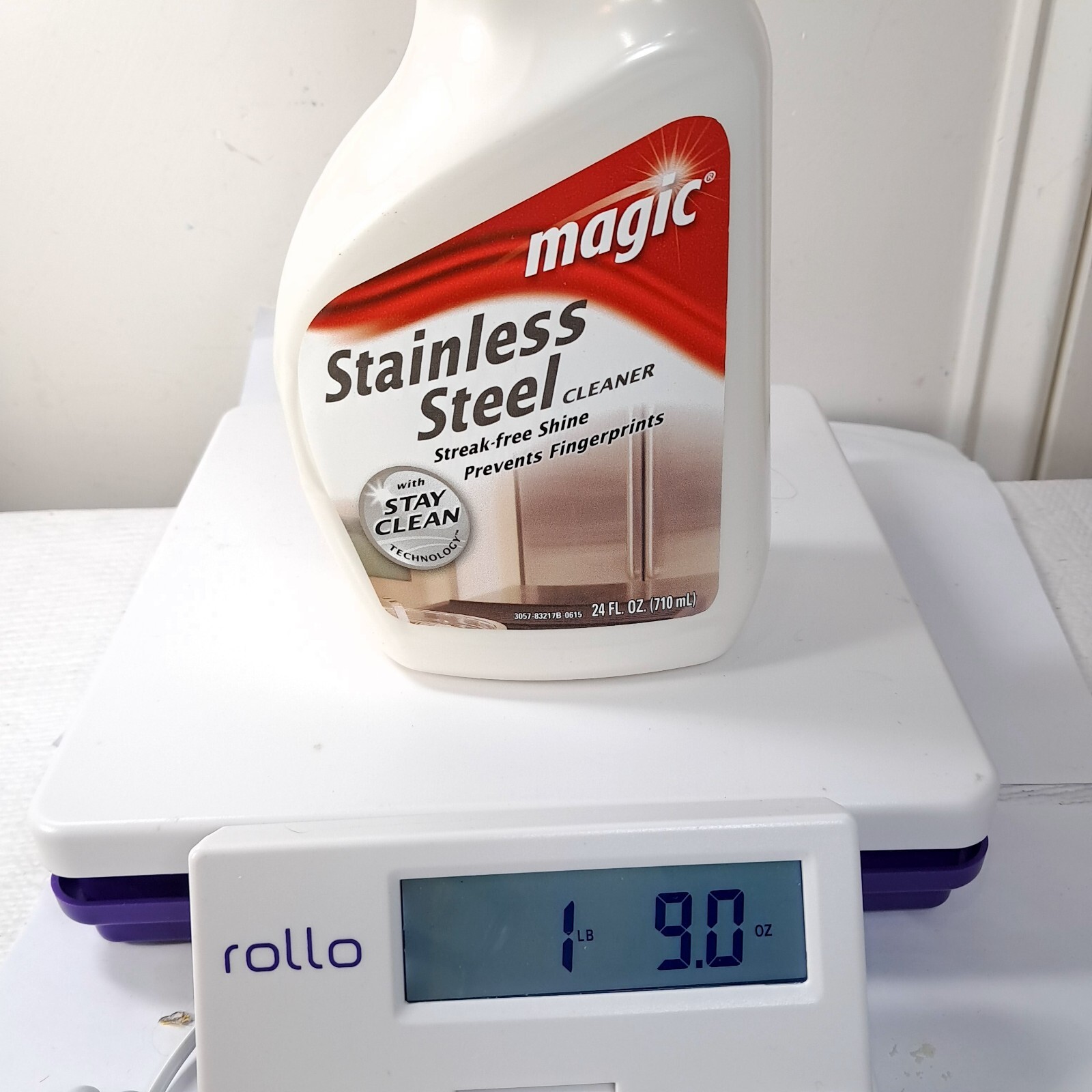Magic Stainless Steel Cleaner Spray 24oz non aerosol appliance fridge stove READ