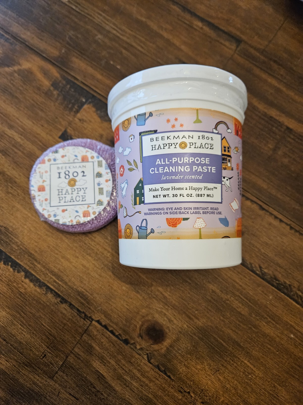 Beekman 1802 Happy Place Cleaning Paste+ Applicator Lavendar Scent