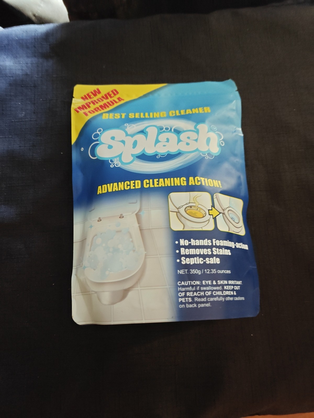 Splash Advanced Cleaning Action Toilet Cleaner 350g/12.35 oz Brand New