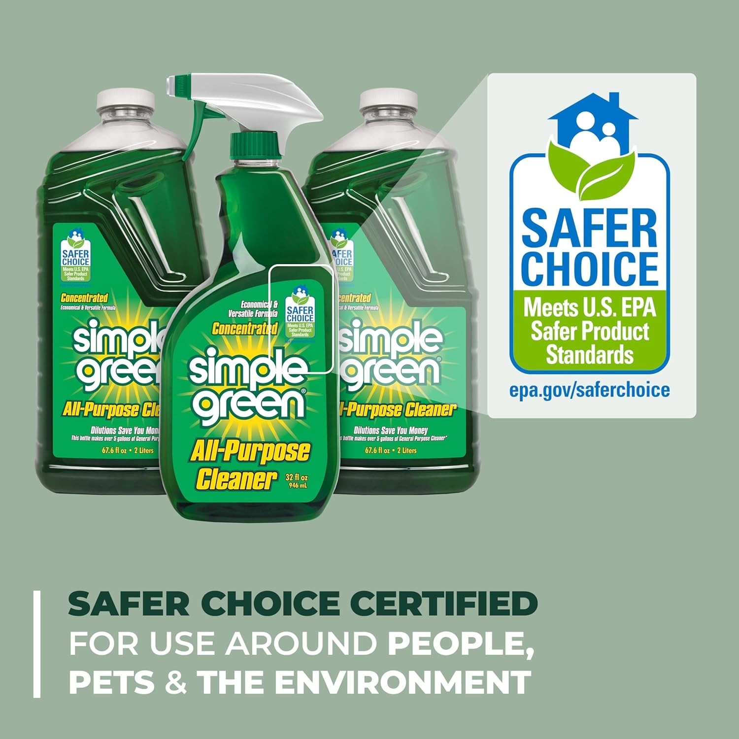 All-Purpose Cleaner Spray & Refill: 3 Piece Eco-Friendly Set for Easy Cleaning