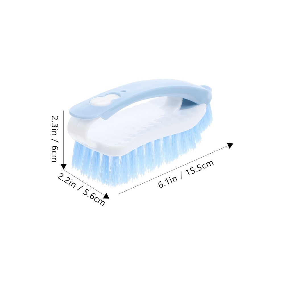 Laundry Scrub Brush Detachable Shoe Brush Garment Sneaker Cleaning Tool Plastic