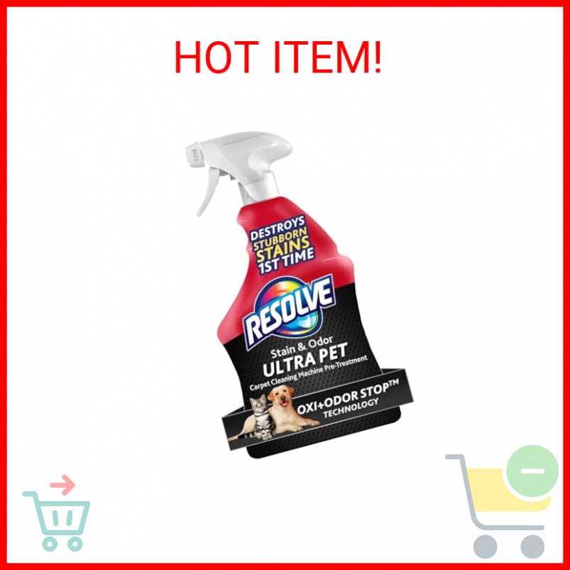 Resolve Ultra Pet Carpet Cleaner Spray – for Removal of Pet Stains & Odors, 32oz