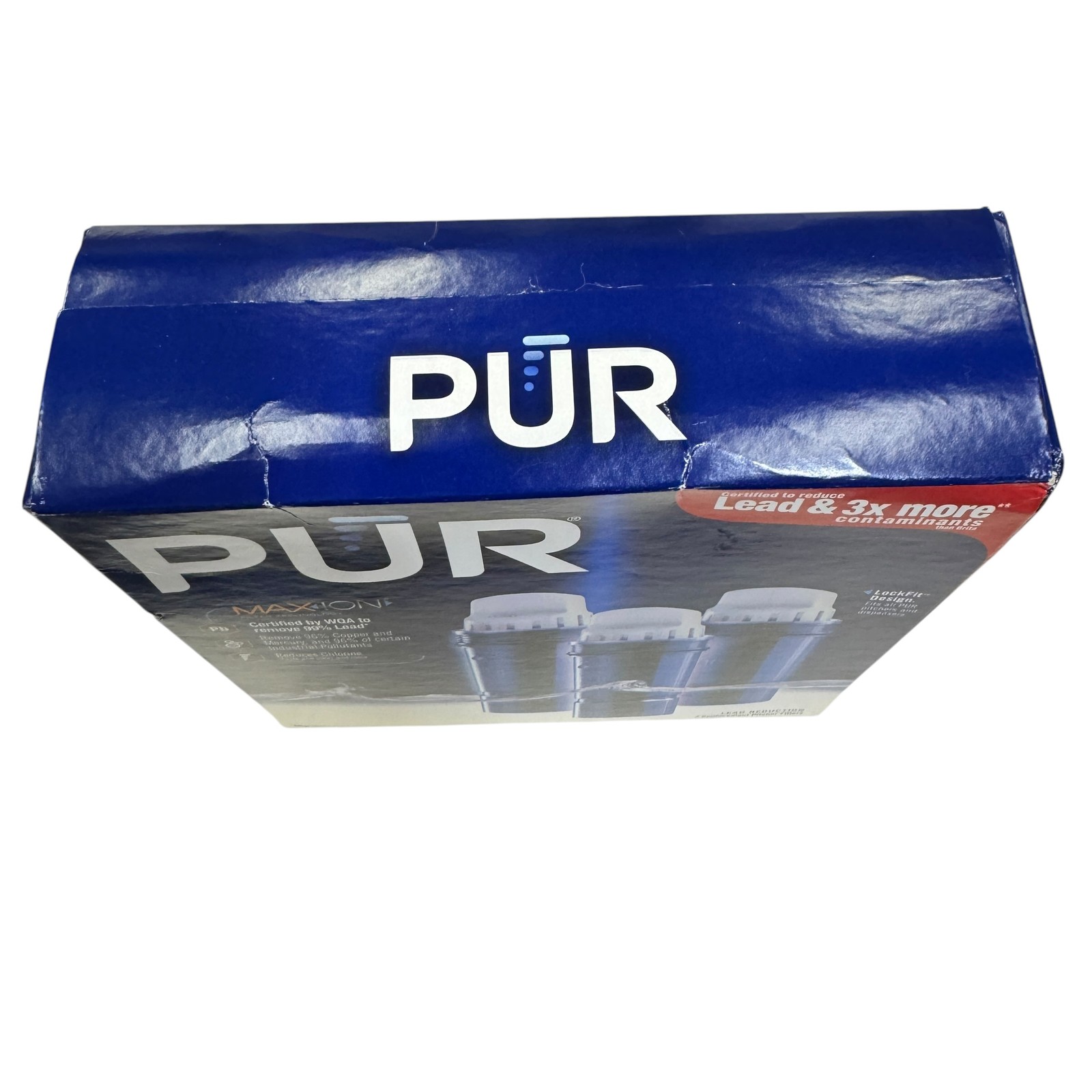 PUR MAXION Lead Reduction Water Pitcher Filter Refills 3-Pack PFF951K New Sealed