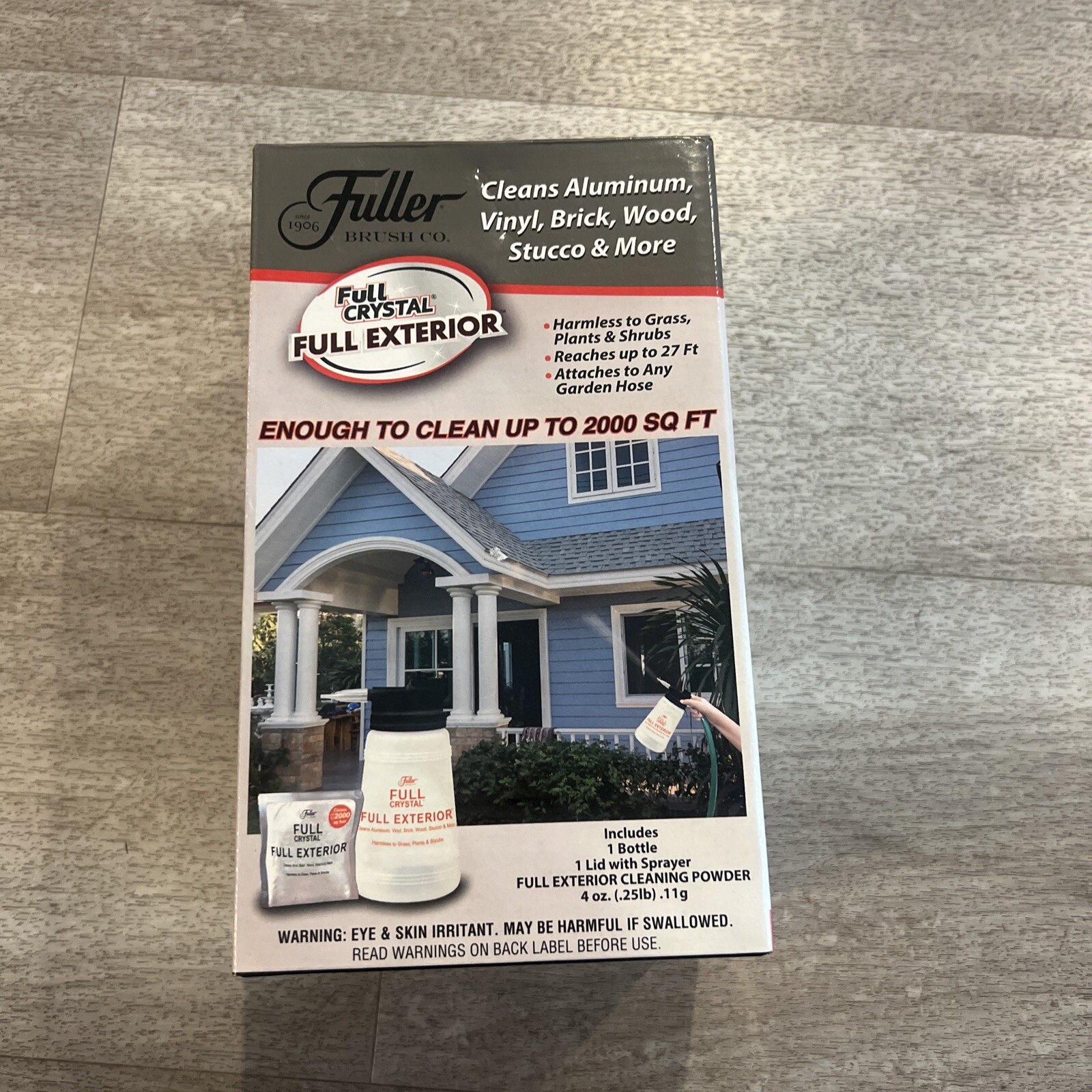 Fuller Brush Full Crystal Full Exterior cleaner As Seen on TV Bottle 4 oz Powder