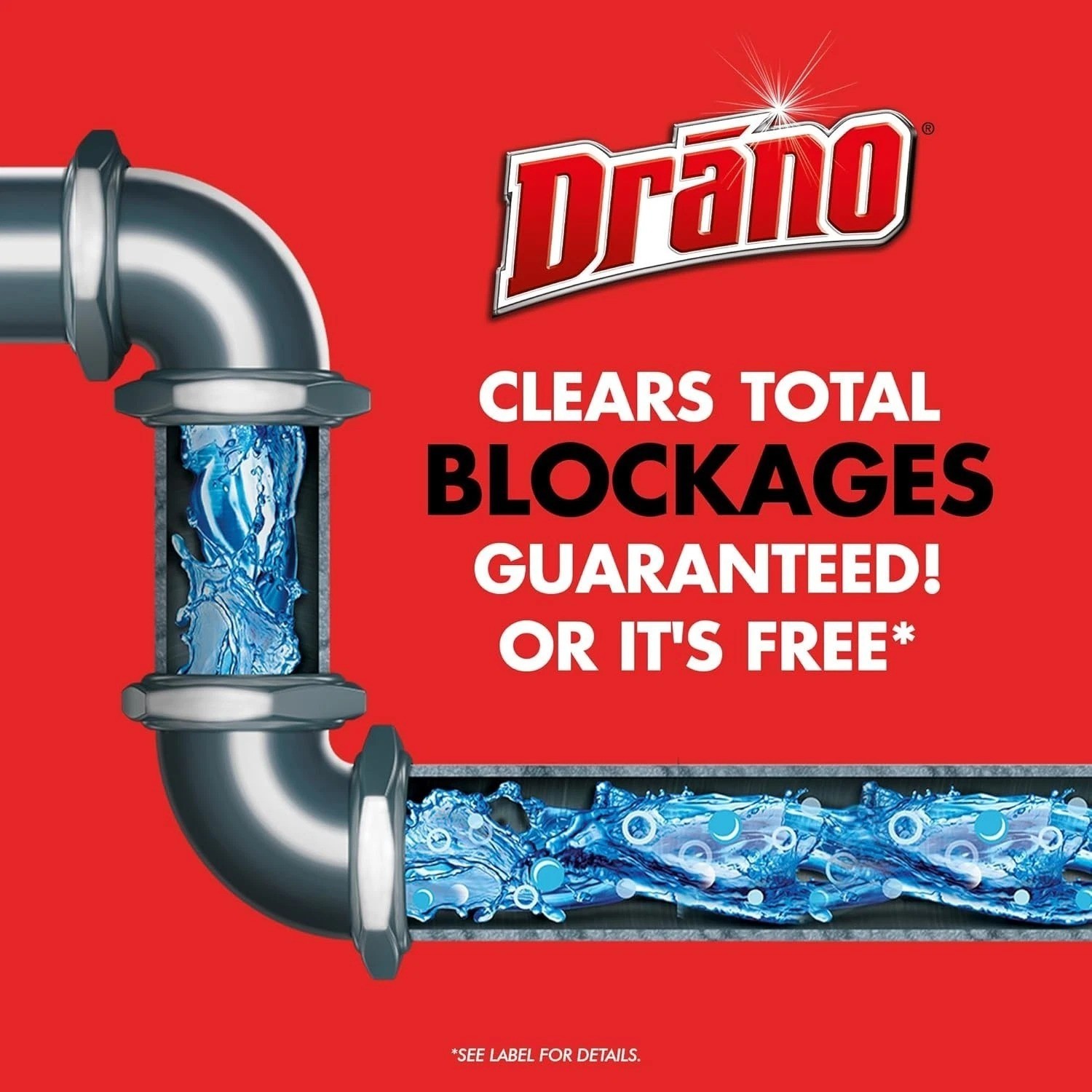 160oz Drain Cleaner Gel Hair Grease Clog Remover Safe for Kitchen Sink Shower