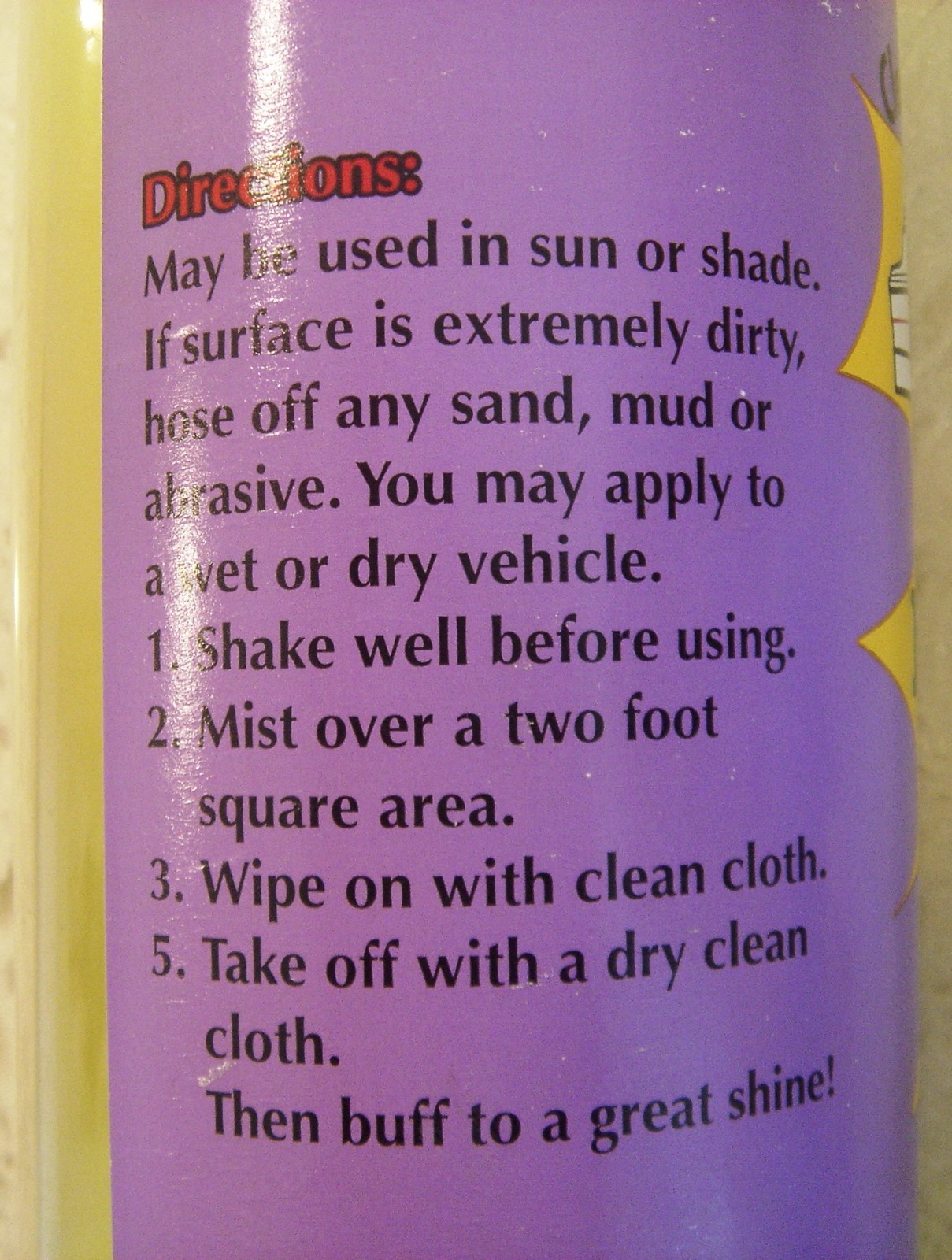 EZ SHINE 2oz Spray Bottle 100% genuine sample from 1 gallon & MICRO FIBER TOWEL