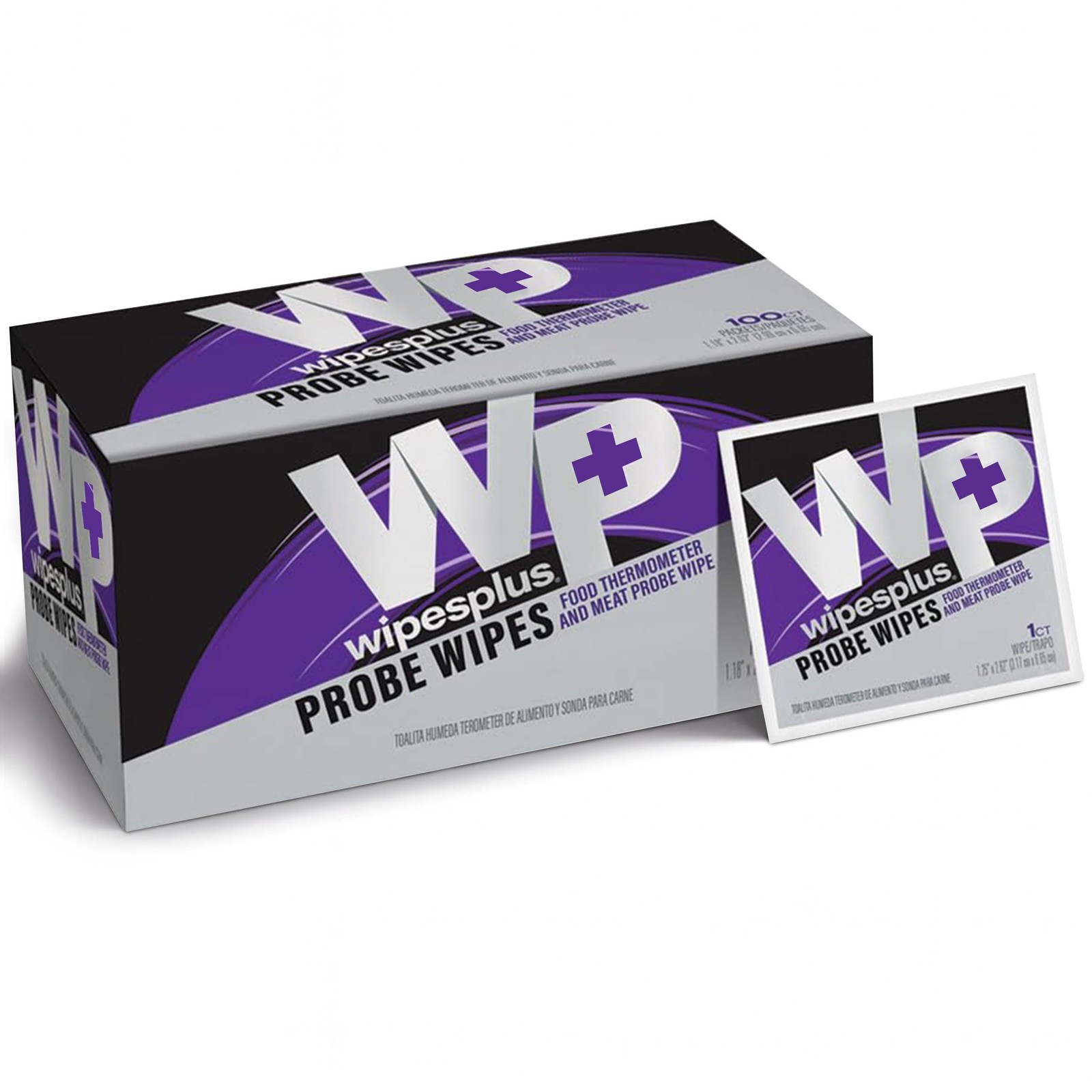Wipesplus Thermometer Probe Wipes 70 Isopropyl Alcohol Wipes Individually