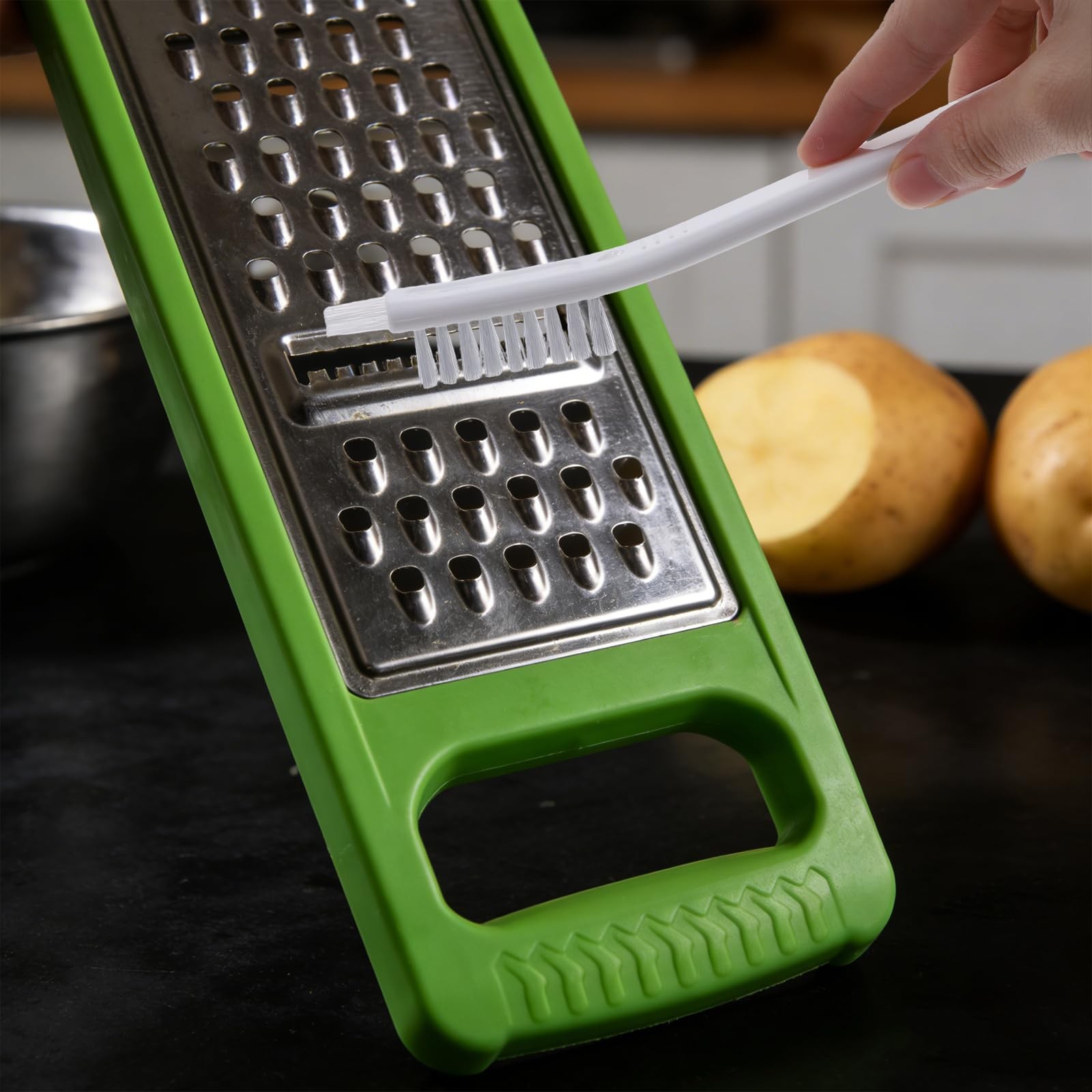 4 PCS Juicer Cleaning Brush, Small Nylon Bristle Brush, Toaster/Waffle Maker/…