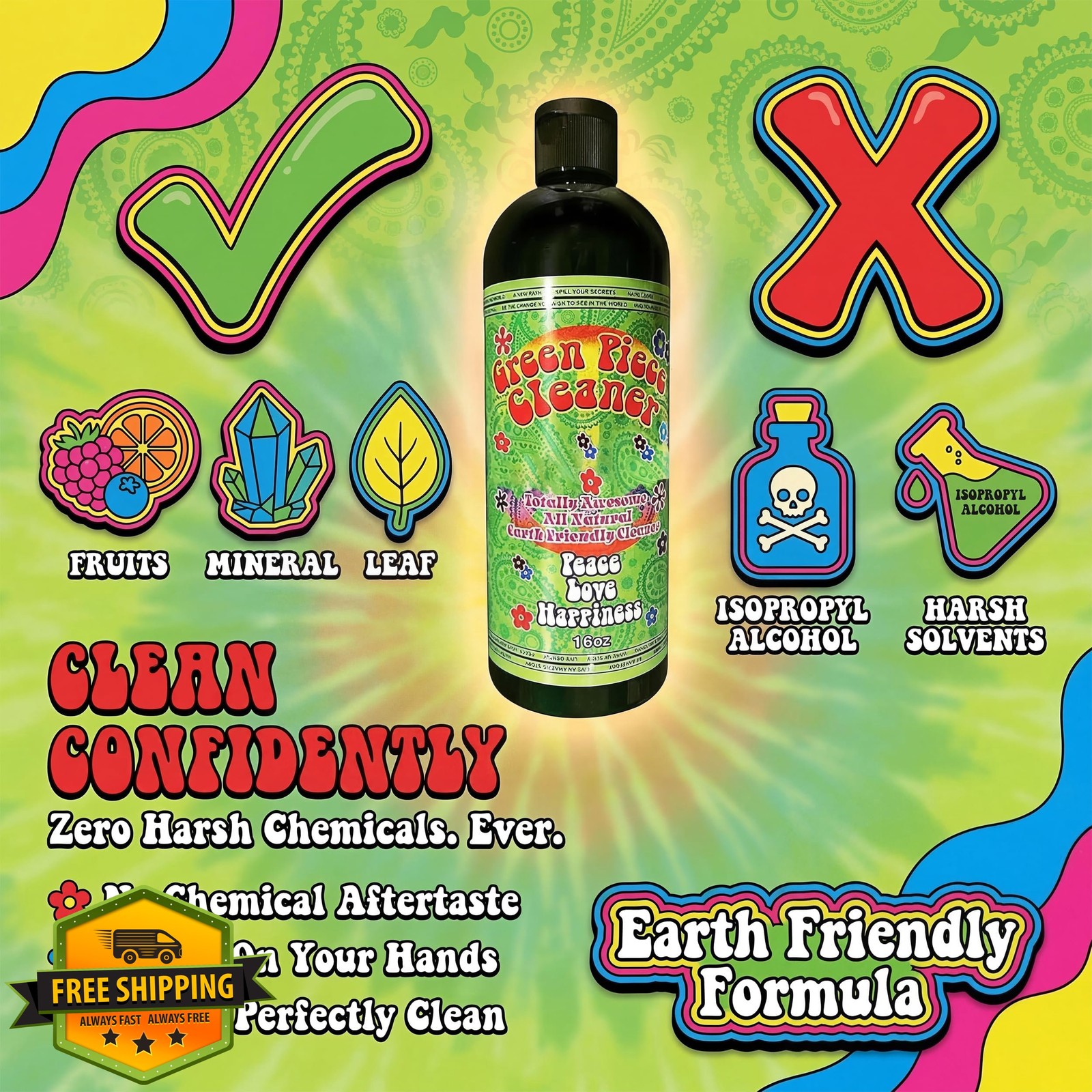 Green Piece 16 Fl Oz (Pack of 2) cleaner