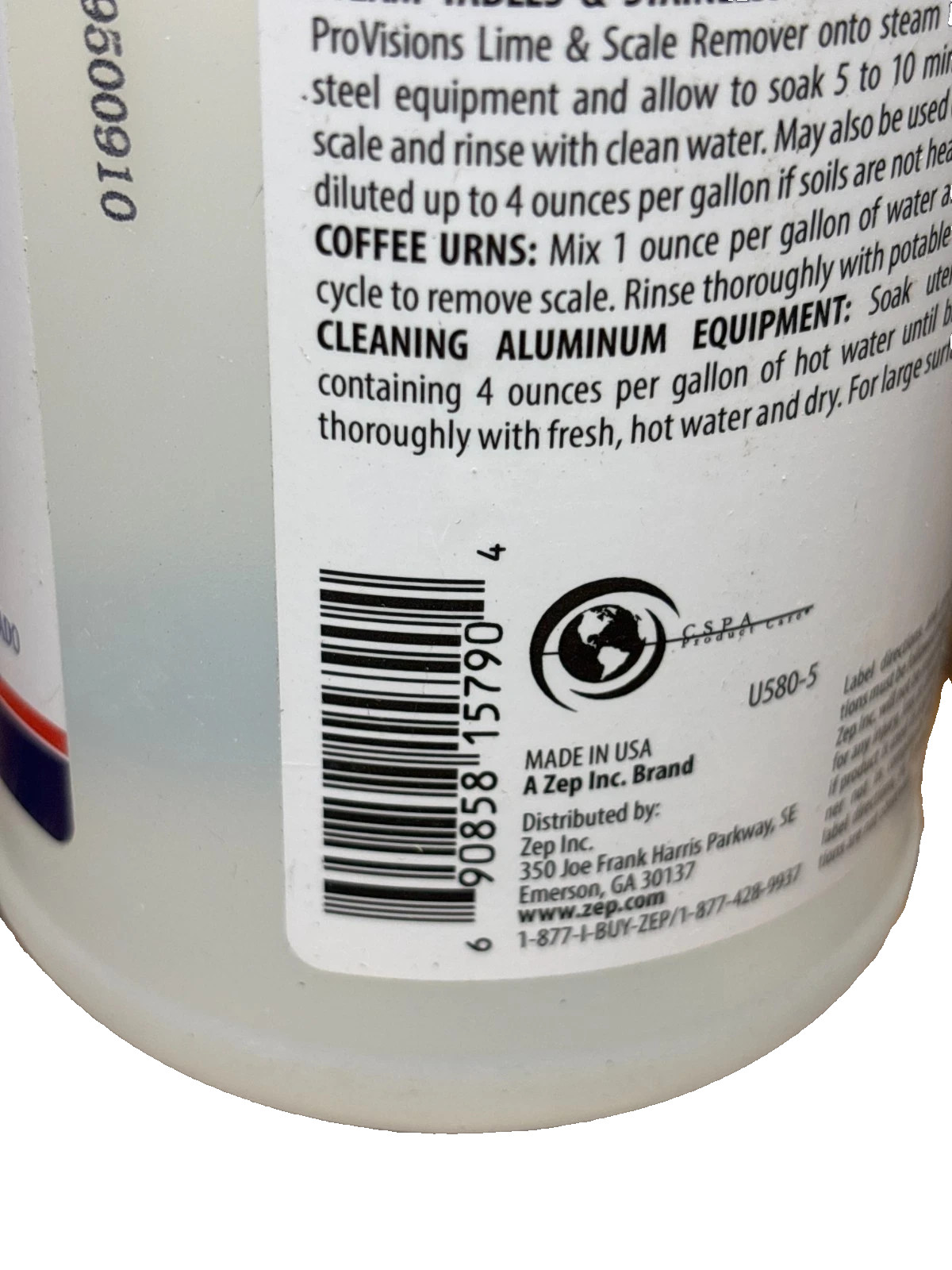 Zep Lime & Scale Remover 1 Quart/946mL
