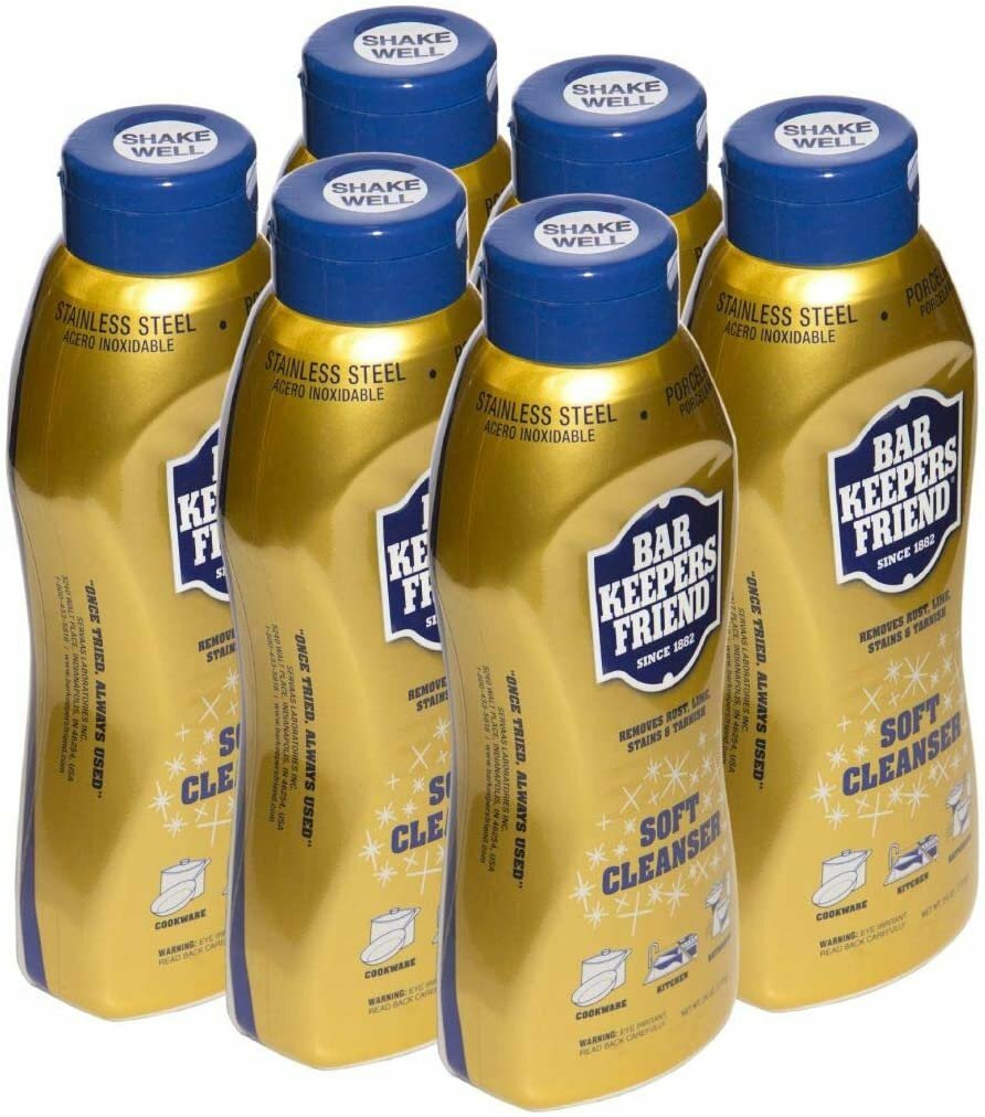Bar Keepers Friend Soft Cleanser (26 oz – English/Spanish) – Multipurpose…