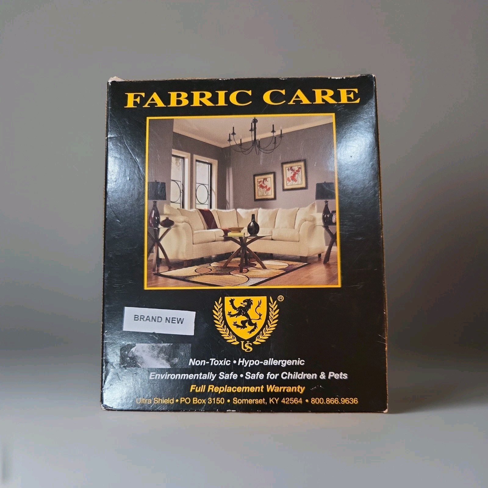 Ultra Shield Fabric Care Hypoallergenic Furniture Fabric Cleaner/Protector Kit