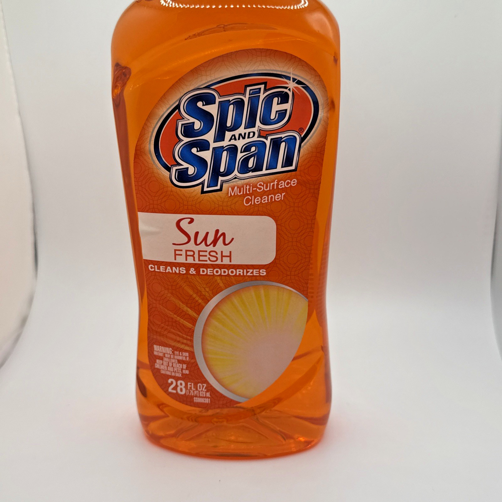 1 Spic And Span Multi-Surface Cleaner Sun Fresh Scent 28 fl oz NEW FREE SHIP