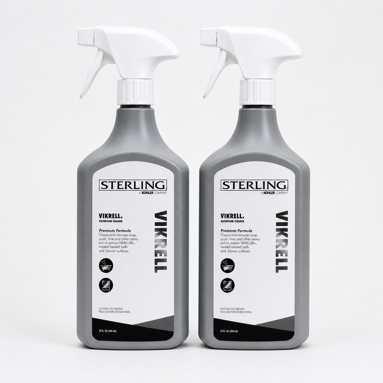 Lot of 2: Kohler-EC23733-NA Sterling Vikrell Cleaner, 28 Fl Oz