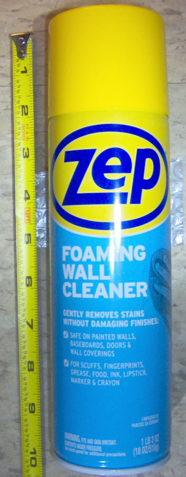 FoAm spraY WALL CLEANER Clean walls ceilings woodwork wallpaper Zep ZUFWC18