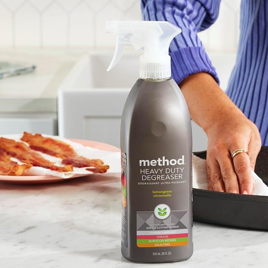 Method Heavy Duty Degreaser, Lemongrass Scent, Oven Cleaner & Stove Top Cleaner