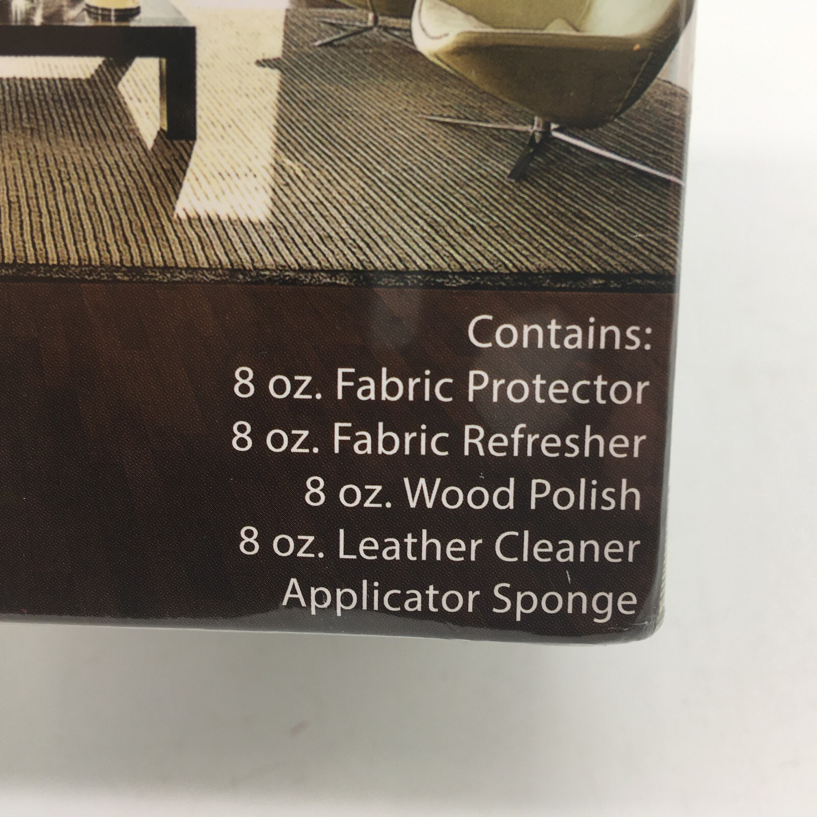 FCP Furniture Care Kit, Leather, Fabric, &Wood Cleaner Factory Sealed Box.