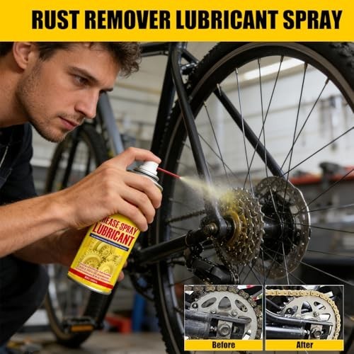 Anti Rust Remover Lubricant Spray,Rust Remover for Metal,Multi-Purpose Penetrati
