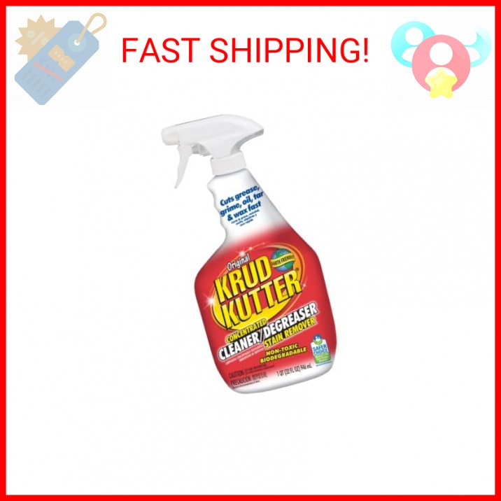 Krud Kutter KK326 Original Concentrated Cleaner/Degreaser Stain Remover Spray, 3