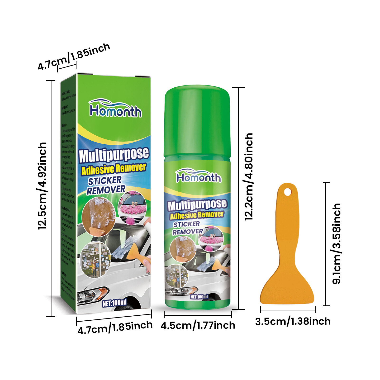 100ML Professional Strength Glue Remover Gel for Tough Stain Cleaning Solution