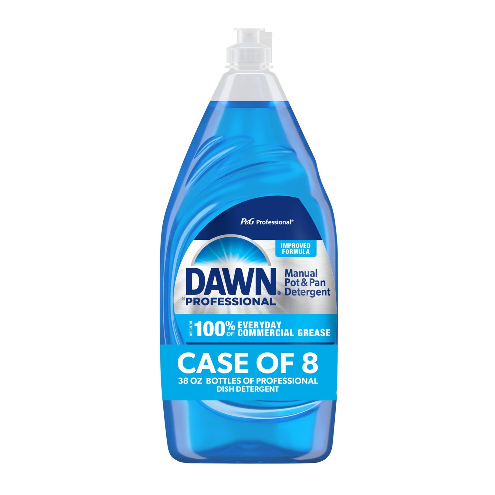 Dawn Professional Dishwashing Detergent 37.87 Fl Oz Pack of 8 Grease Cleaner