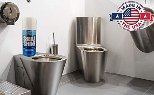 Sheila Shine Stainless Steel Cleaner and Polish 10 Ounce Aerosol Can
