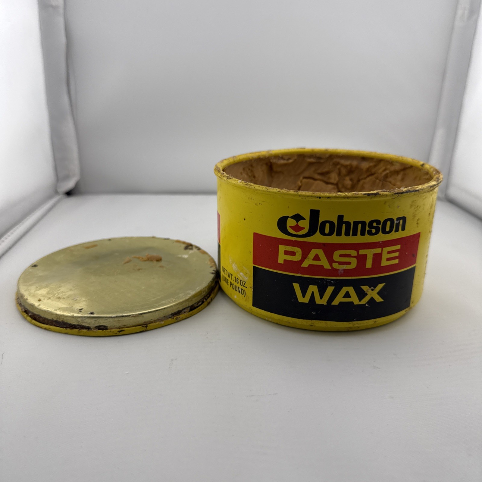 SC Johnson Paste Wax Cans Discontinued USA 50% Full
