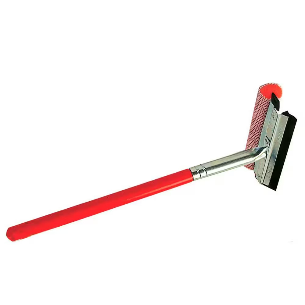 Auto Squeegee Scrubber with 16 In. Handle