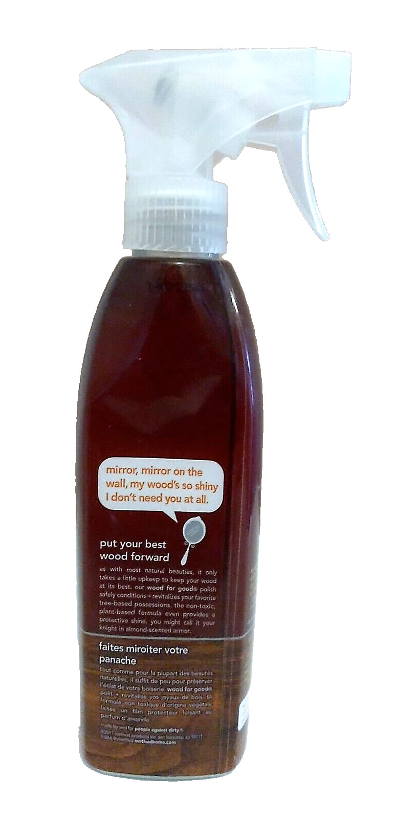 Method Wood For Good POLISH Conditions + Revitalizes Almond Spray 12 fl. oz New