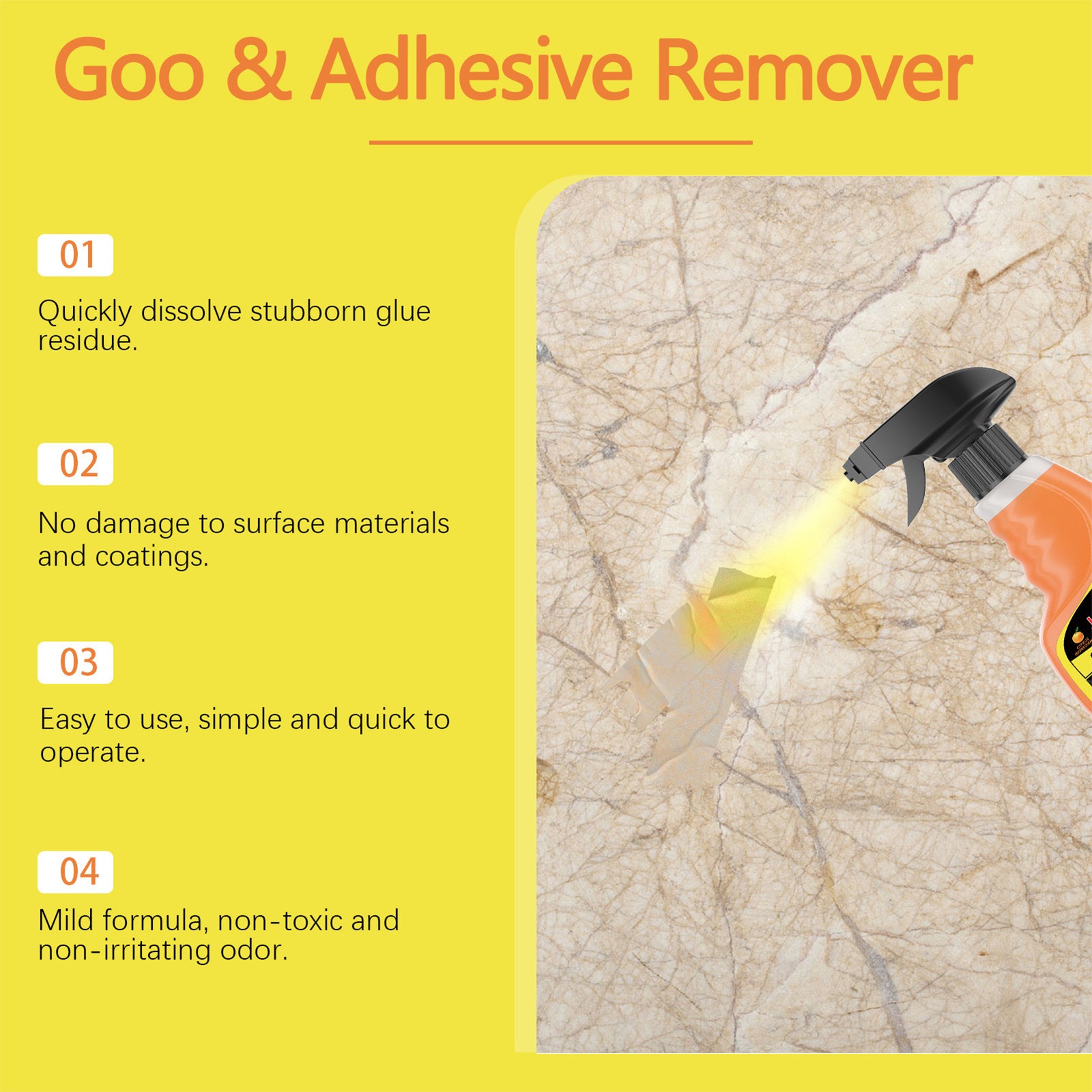 Cars Adhesive Remover Glue Removal Liquid Tape Remover Sticker Lifter