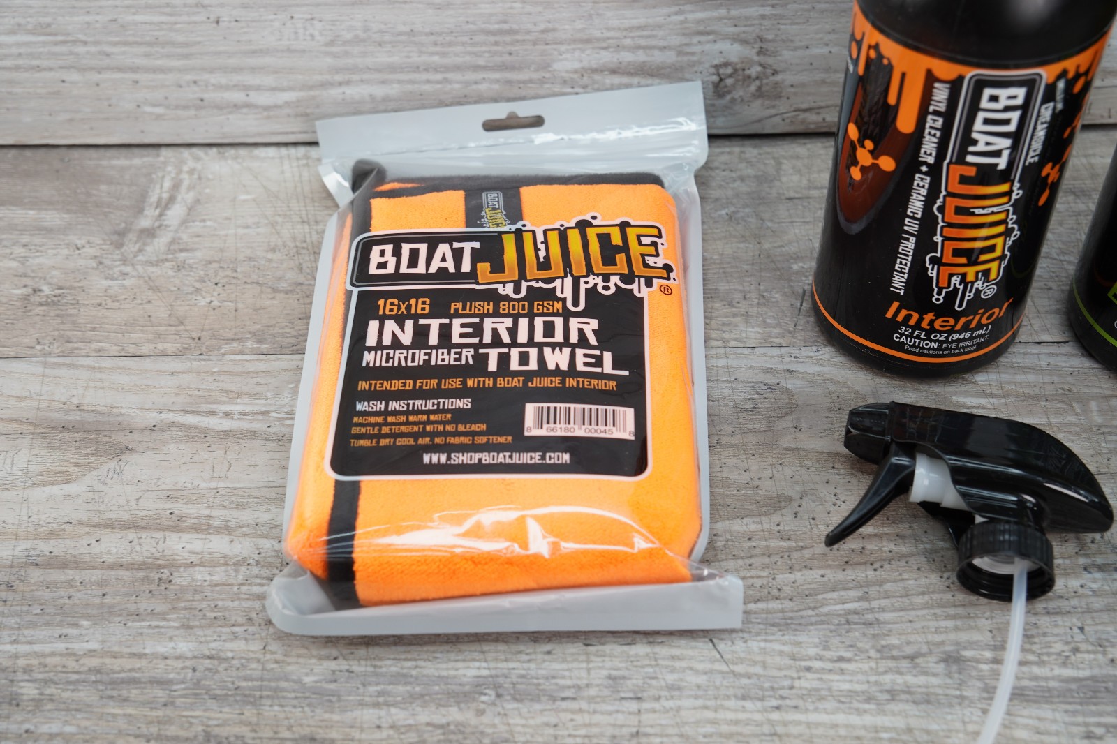 Boat Juice Necessity Boat Cleaner Kit | Exterior Water Spot Remover Interior …