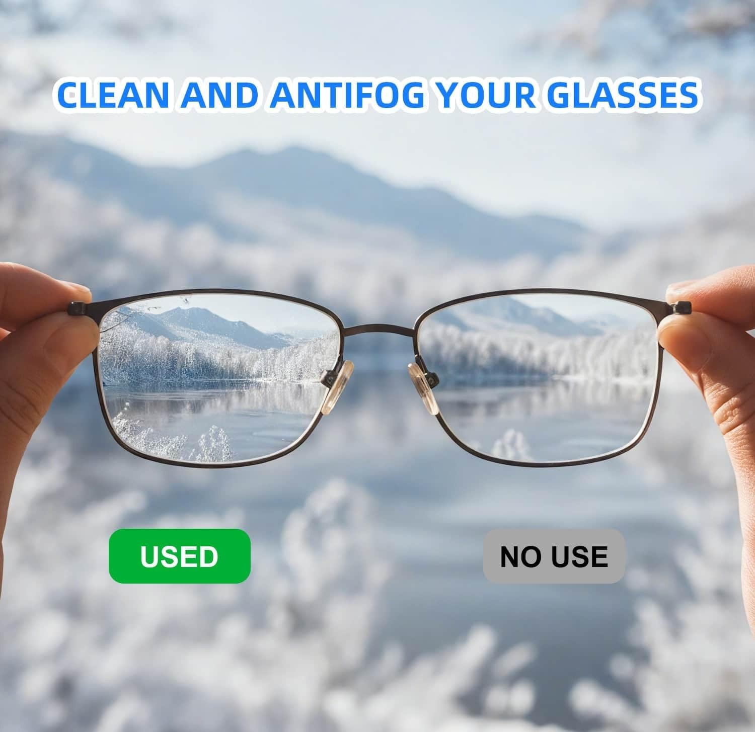 Anti-Fog Wipes for Glasses – Eye Glasses Cleaner Wipes,Indivily