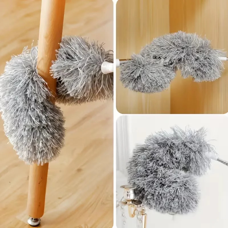 Extendable Microfiber Duster Wand, 284Cm/112In – Flexible, Retractable Pole for