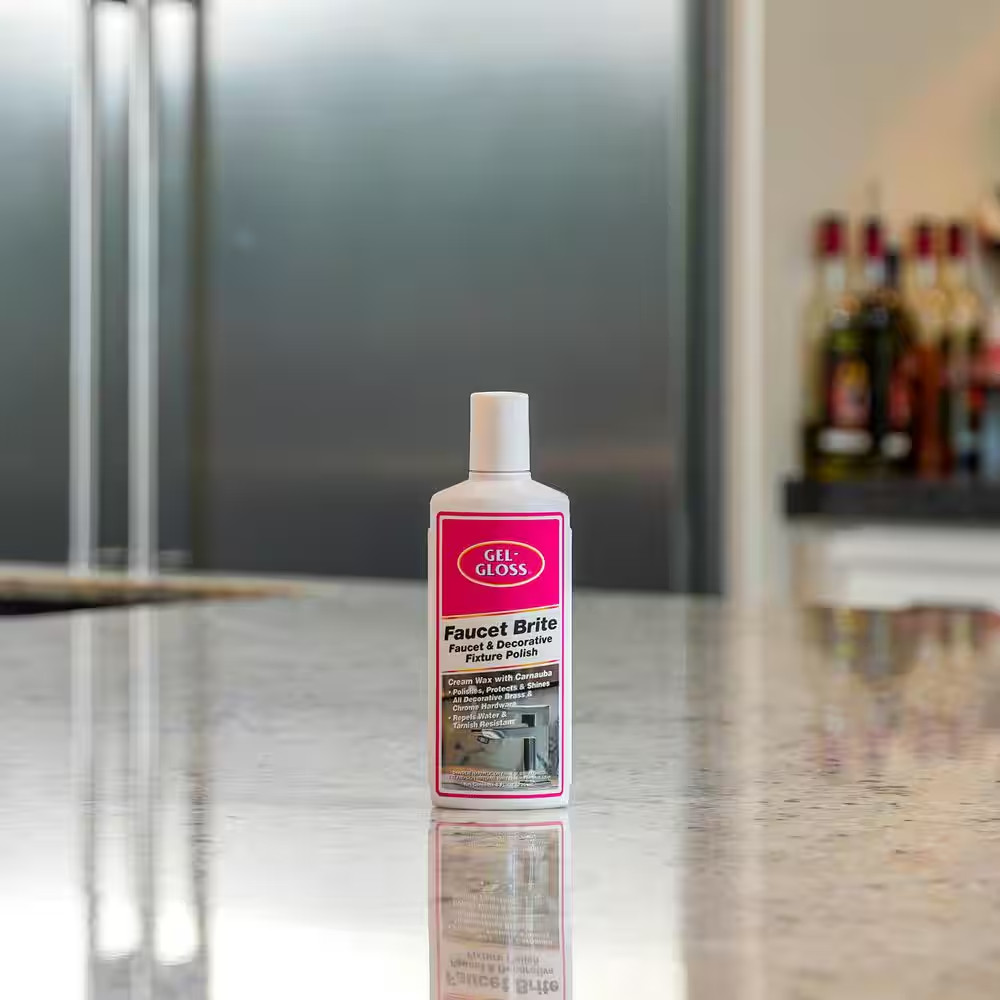 Faucet Brite and Decorative Fixture Polish 8 Oz. Liquid