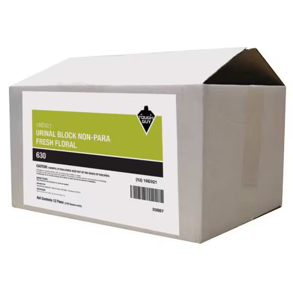Tough Guy Urinal Cake, Non-Para, Fresh Floral, PK12 18E921 Tough Guy 18E921 3