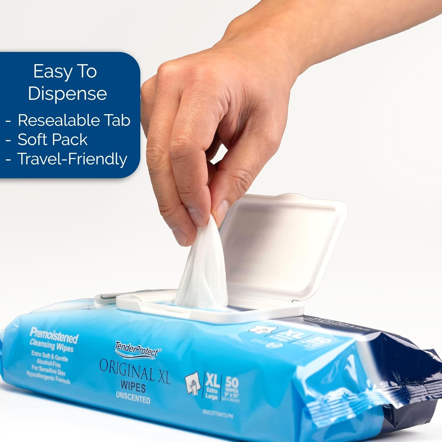 Gentle Adult Wipes 600 Ct, Incontinence, Sensitive Skin